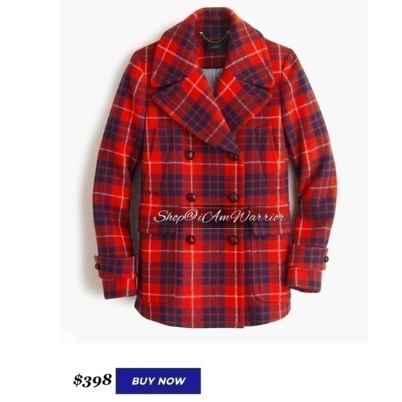 J.Crew double breasted Majesty coat in Scottish Hamilton plaid *shop@iamwarrior - Picture 4 of 15